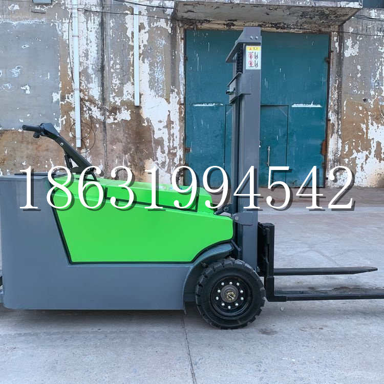 博爱县小型电动叉车1吨2吨步行站驾式电瓶堆高充电装卸车液压升降车铲车